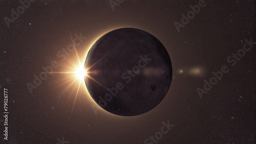 Eclipse of the sun, Solar eclipse © janez volmajer