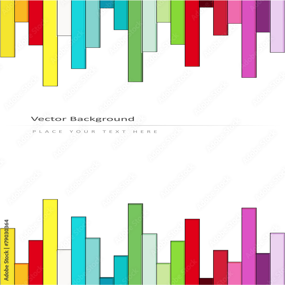 Obraz premium Abstract background with color stripes