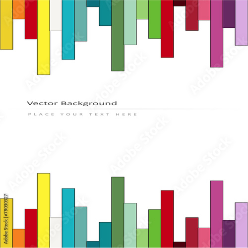 Abstract background with color stripes