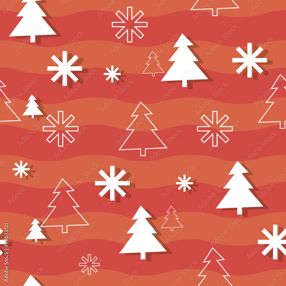 Seamless Christmas Holidays Background