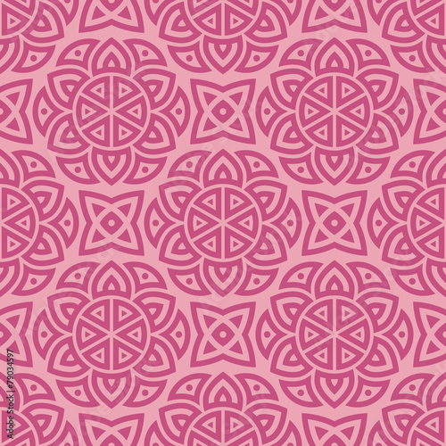 Pink ethnic pattern