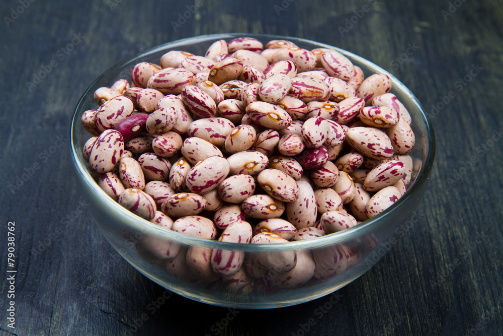 pinto beans on glass bowl pinto beans on glass bowl