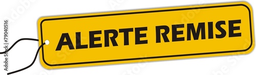 bouton alerte remise