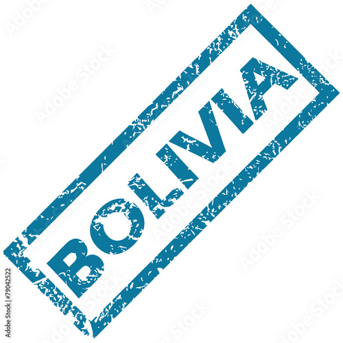 Bolivia rubber stamp