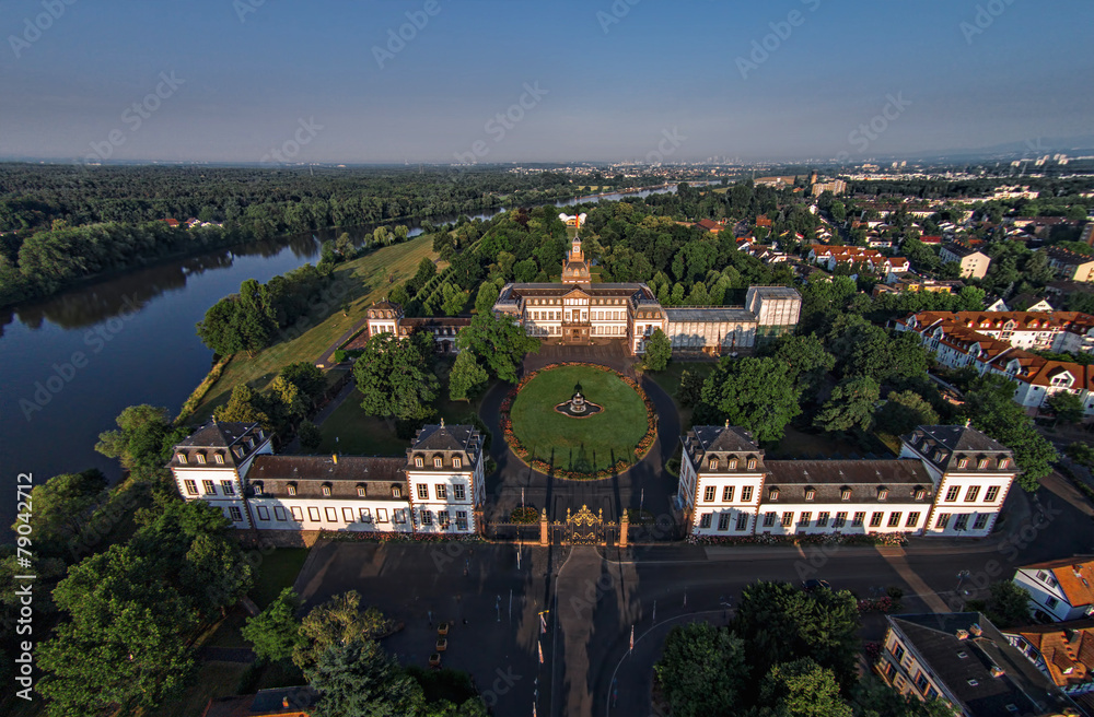 Aerial Photo of an castle in Germany