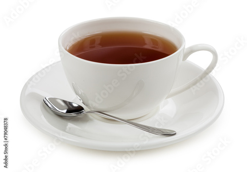 Obraz na plátně Cup of tea isolated on white background