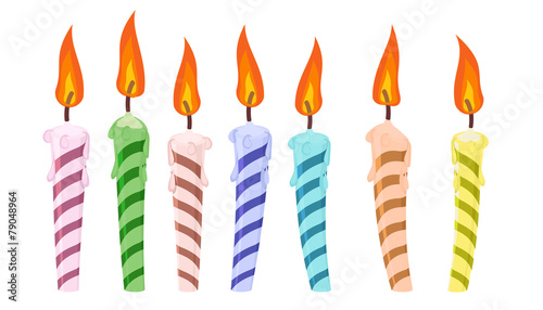 set  birthday candles