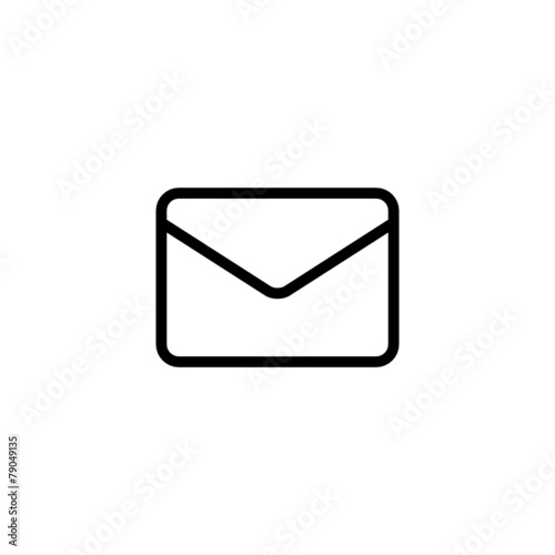 Email Trendy Thin Line Icon