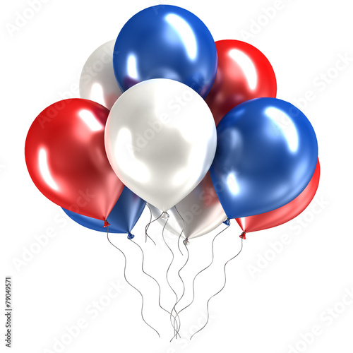 balls with symbols of the U.S.