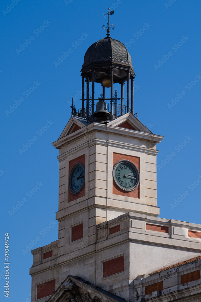 Obraz premium Building Puerta del Sol in Madrid, Spain