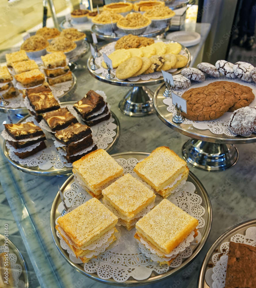 Fototapeta premium Different types of hand-made bisquits