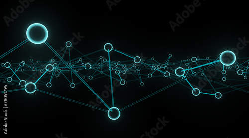 Fényképezés Abstract background of 3d high tech structure