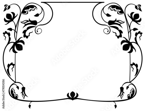 background with ornament and free space for text