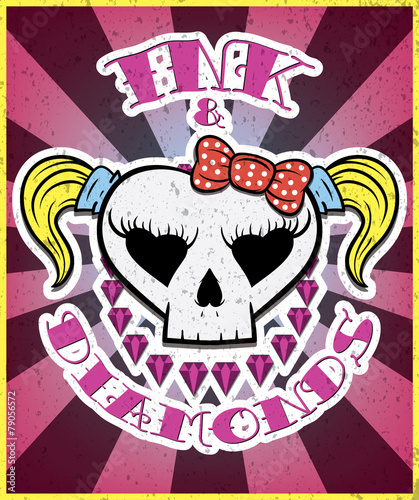 SKULL INK AND DIAMONDS