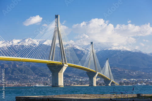 The Rio Antirrio bridge in Greece