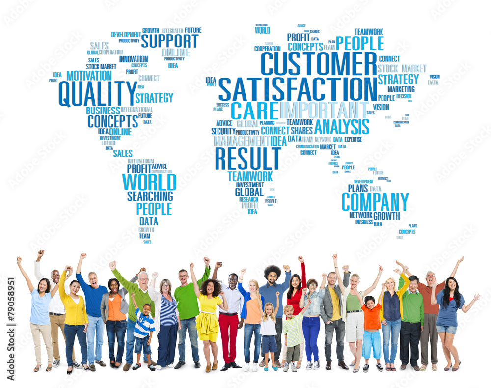 Customer Satisfaction Reliability Quality Service Concept Customer Satisfaction Reliability Quality Service Concept