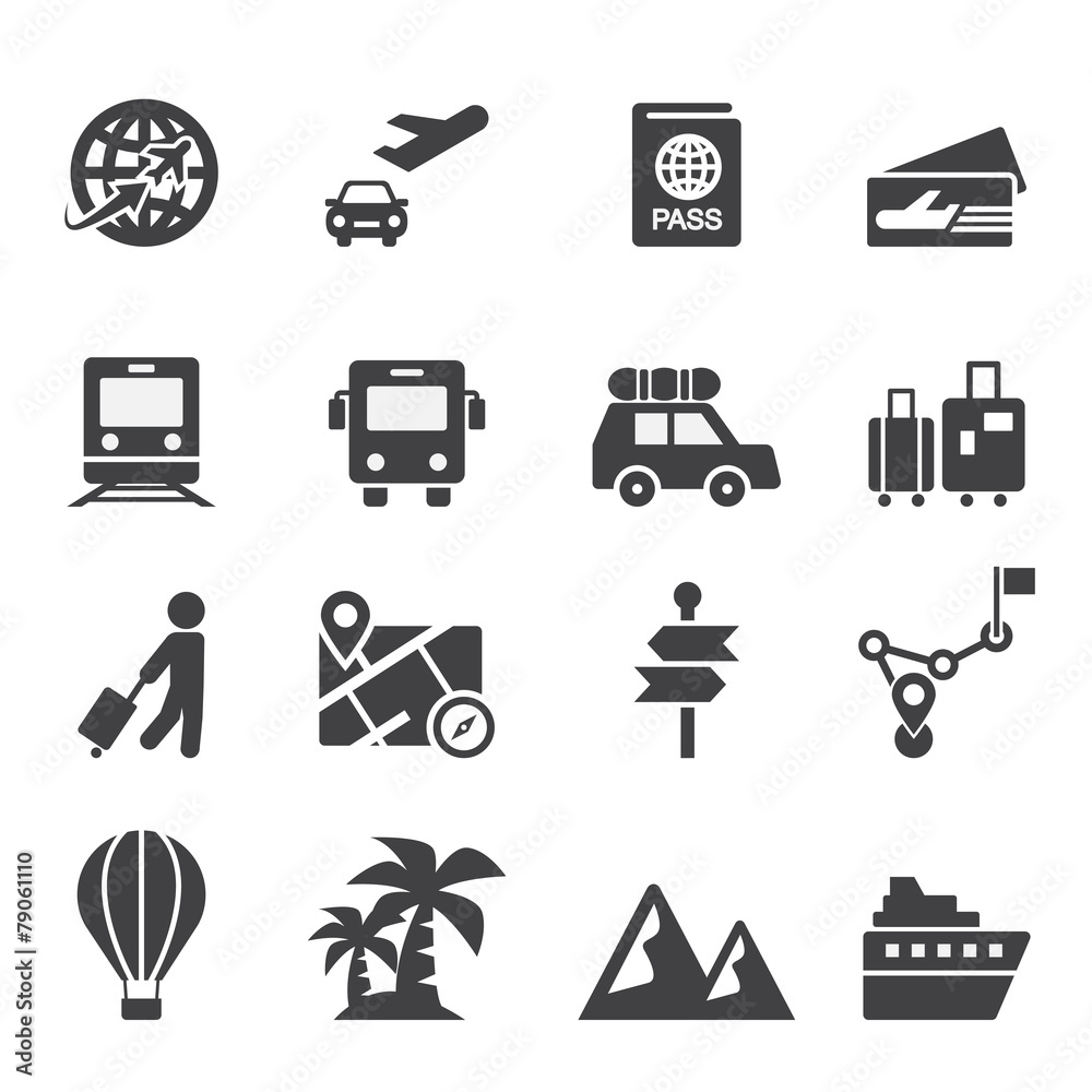 Fototapeta premium travel icon