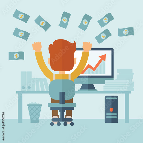 Successful Businessman with a Lot of Money.