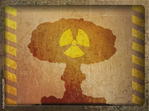 Vintage card: nuclear war