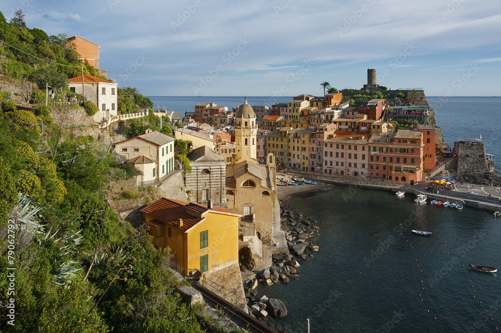 Vernazza in Cinque Terre, Liguria, Italy, Europe.