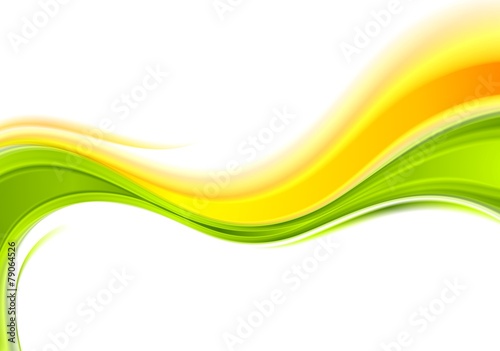 Abstract smooth vector wavy background