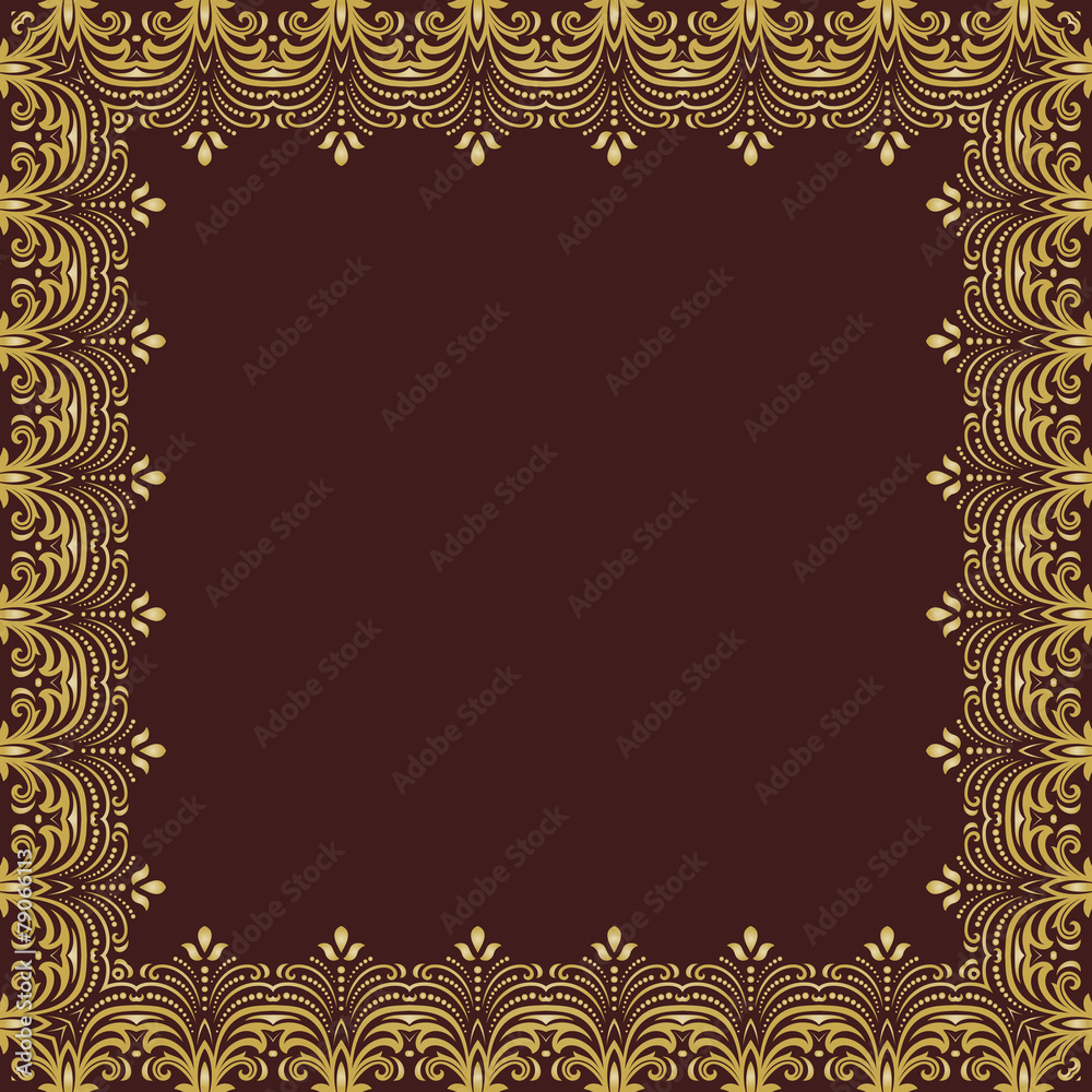 Floral Vector Fine Frame Floral Vector Fine Frame