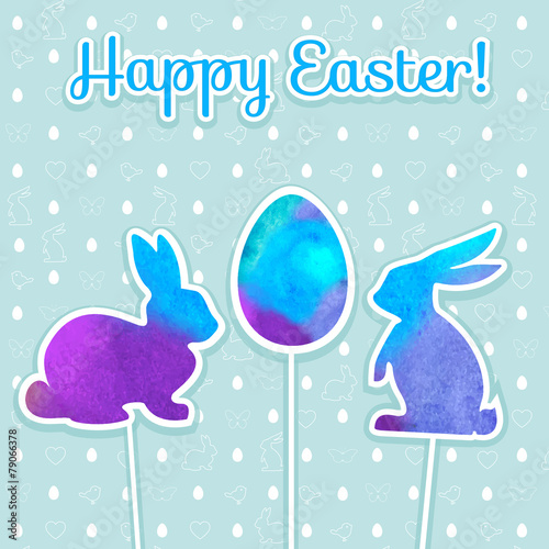 Easter_watercolor_background_and_seamless_pattern_with_eggs_rabb