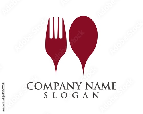 culinary spoon fork logo template 82