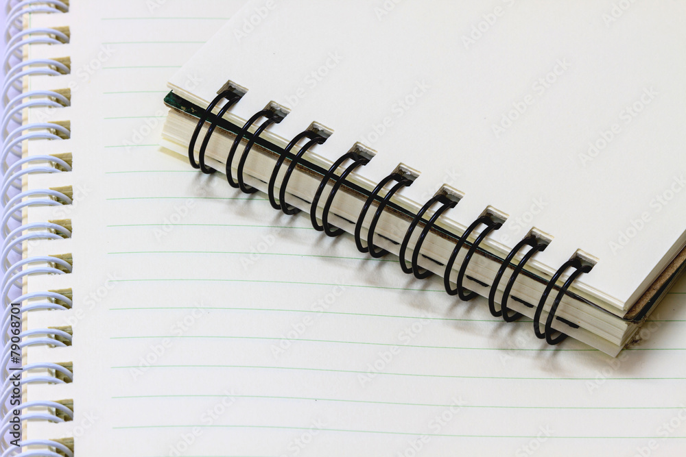 ring notebook blank on white background ring notebook blank on white background