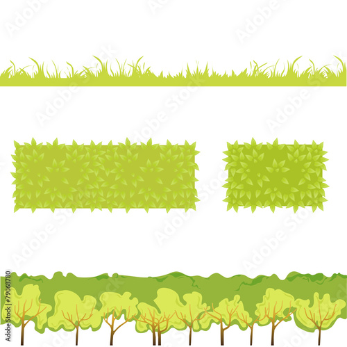Vector Illustration Of Grass_4
