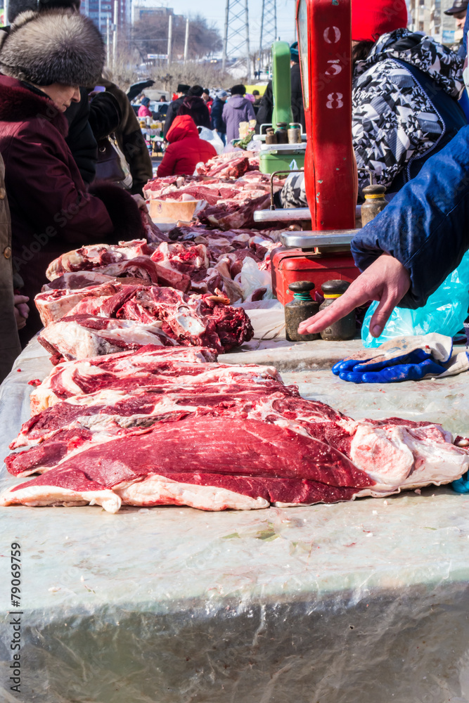 Meat Market in Russia