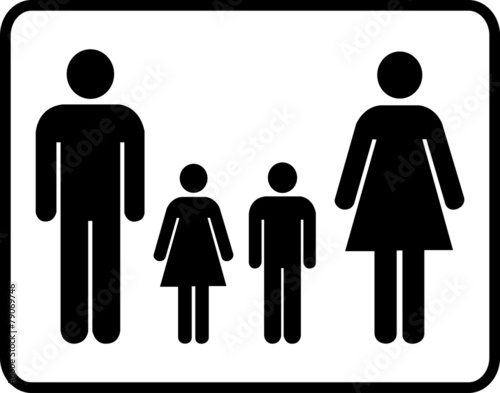 Obraz na płótnie family toilet w salonie