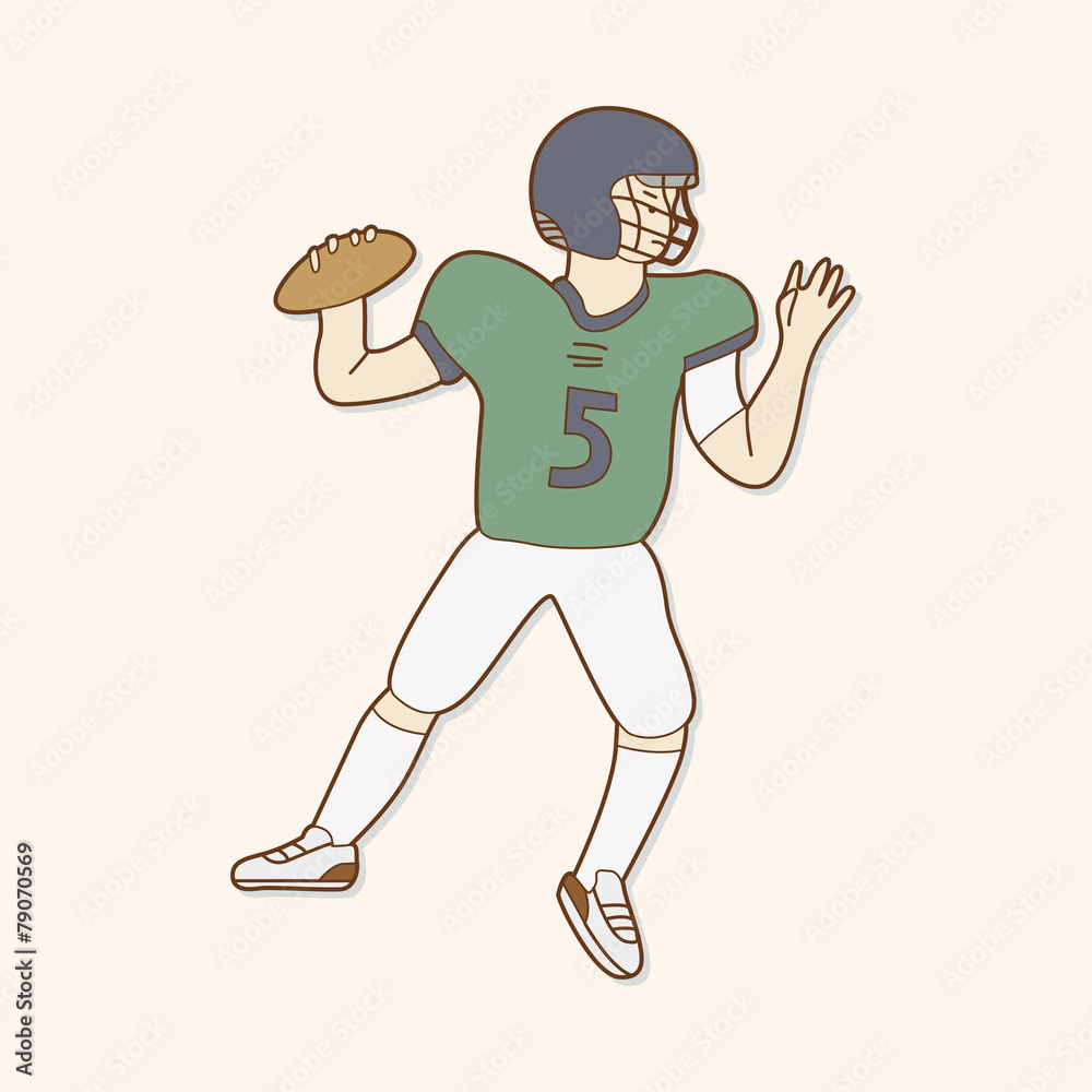 football player theme elements vector,eps football player theme elements vector,eps