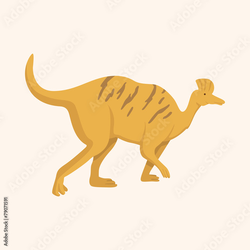 dinosaur cartoon theme elements vector eps