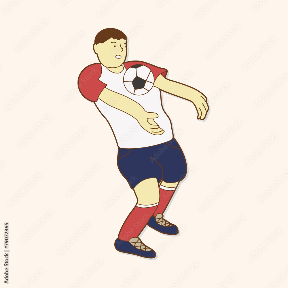 Sport soccer player theme elements vector,eps Sport soccer player theme elements vector,eps