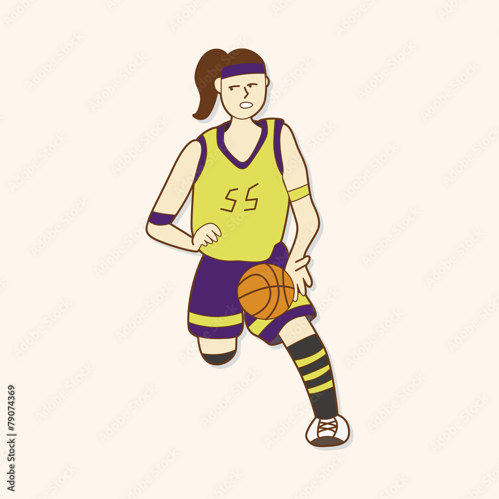 basketball player elements vector,eps basketball player elements vector,eps