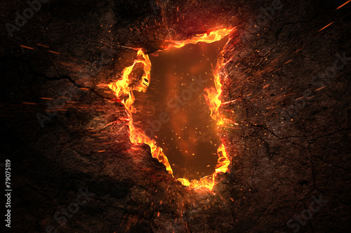 Fire Background photo