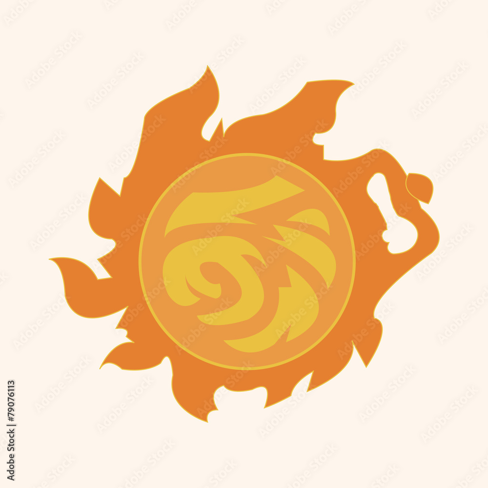 Space sun theme elements vector,eps Space sun theme elements vector,eps