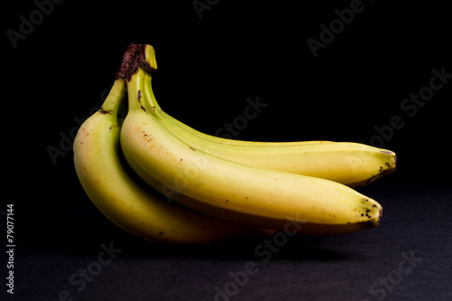 Bunch of ripe Organic bananas