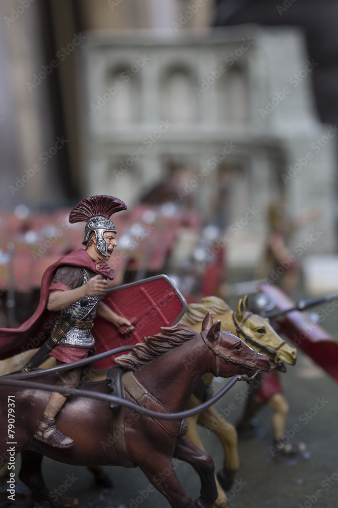 Miniature of roman empire' soldiers