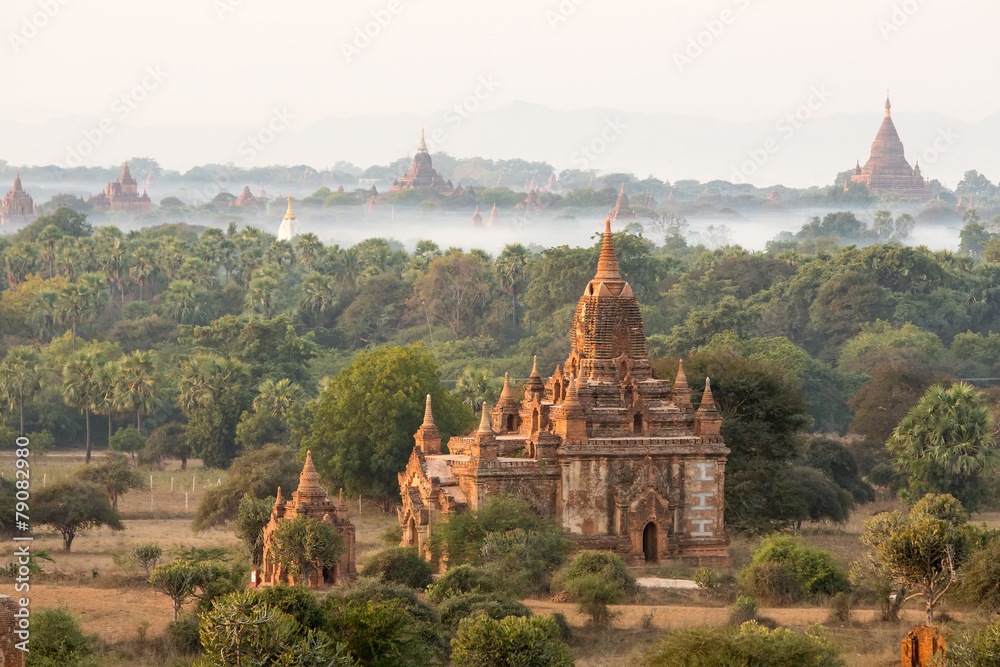 temples in Bagan, Myanmar