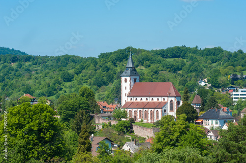 Blick zur Liebfrauenkirche  Gernsbach