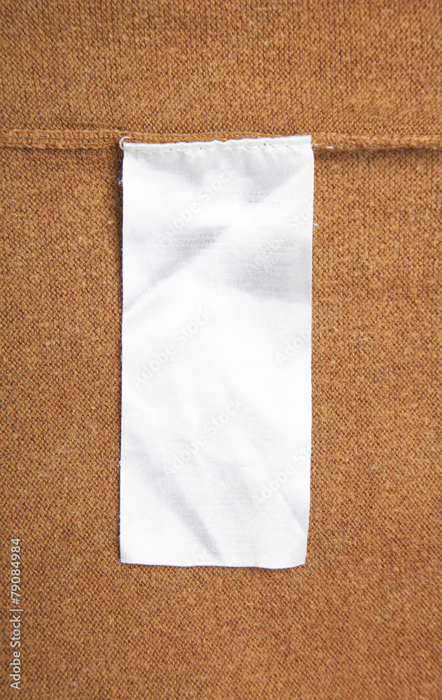 Fototapeta premium clothes with label tag