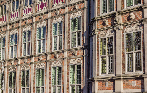 Windows of the Duivelshuis in Arnhem