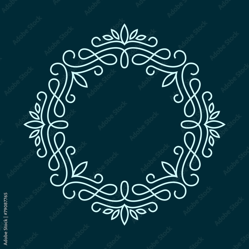 Vector geometric frame Vector geometric frame