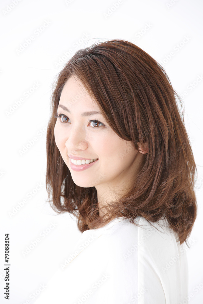 女性・白バック 女性・白バック