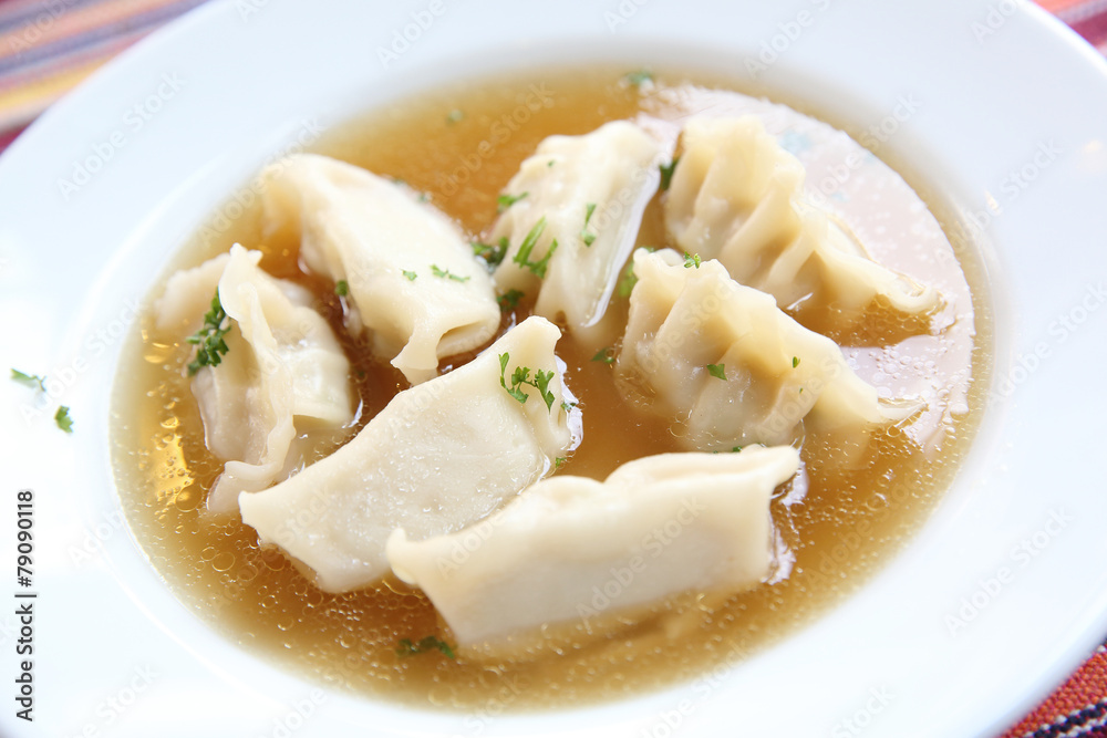 Wonton soup