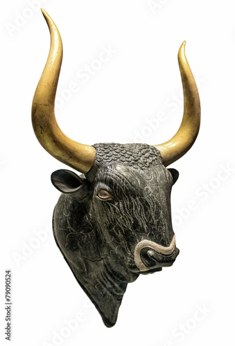 Head of Minotaur Bull photo