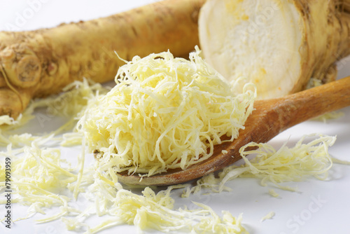 Fotografie Grated horseradish