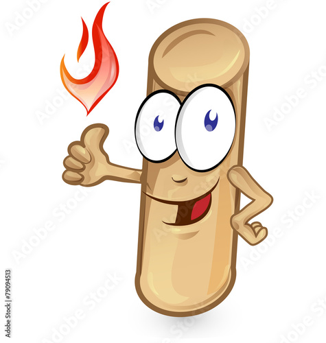 pellet cartoon isolated on white background